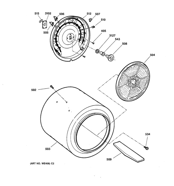 Diagram for DPSR465EA0WW