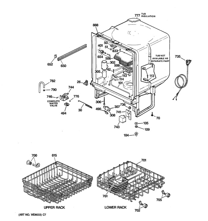 Diagram for GSD2201F00AD