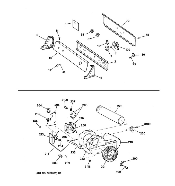 Diagram for DX4500EA0WW