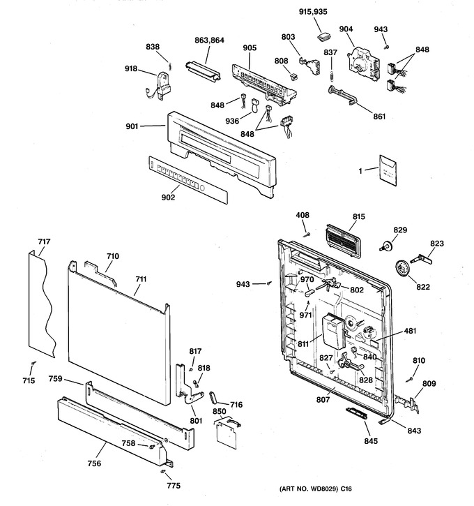 Diagram for GSDL132F00WW
