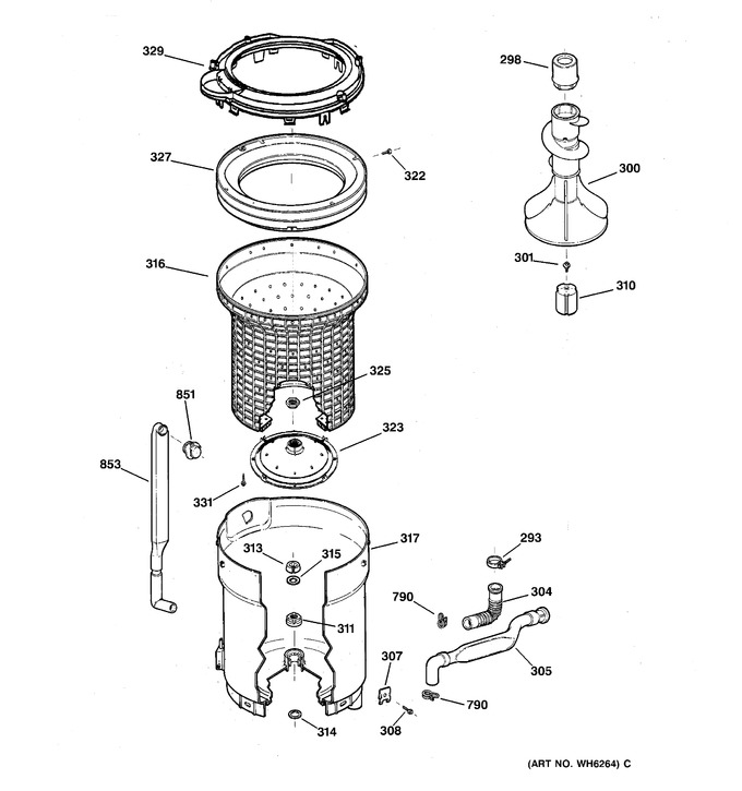 Diagram for WCSE3100A1WW