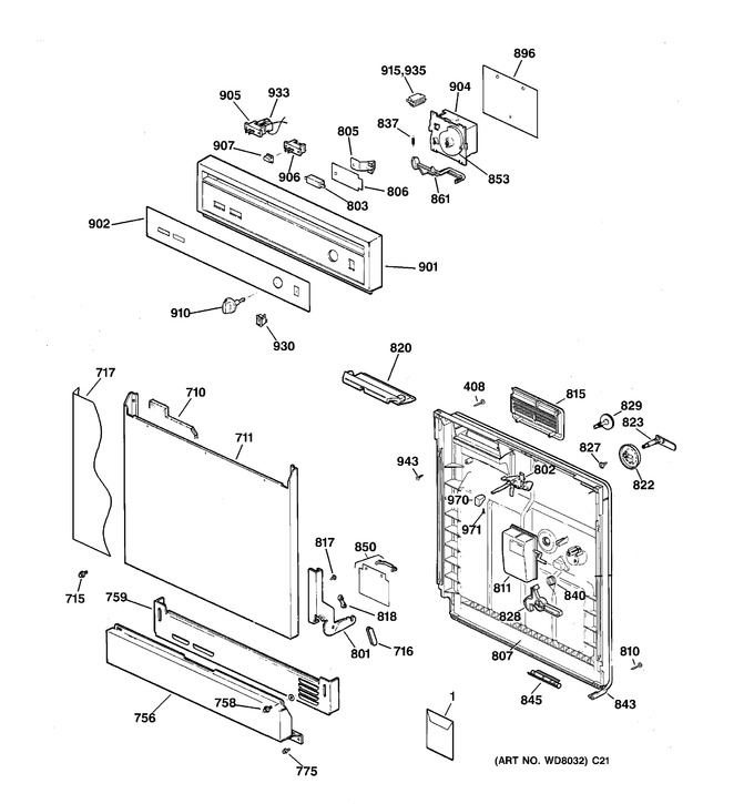 Diagram for HDA3200F00BB