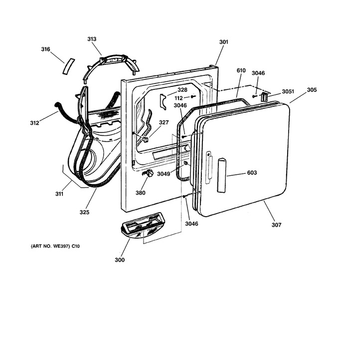 Diagram for NBXR453EV2WW