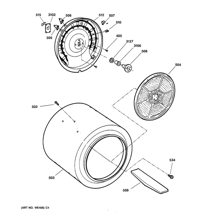 Diagram for NWXR473EV2AA