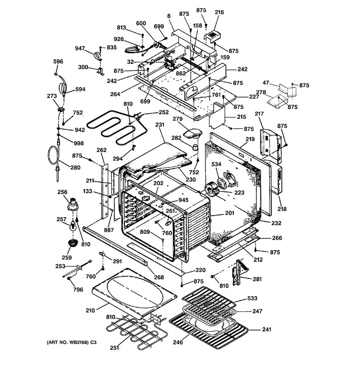 Diagram for JTP95WA3WW