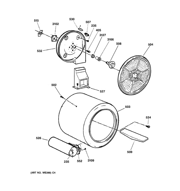 Diagram for DNXR473GW2WW