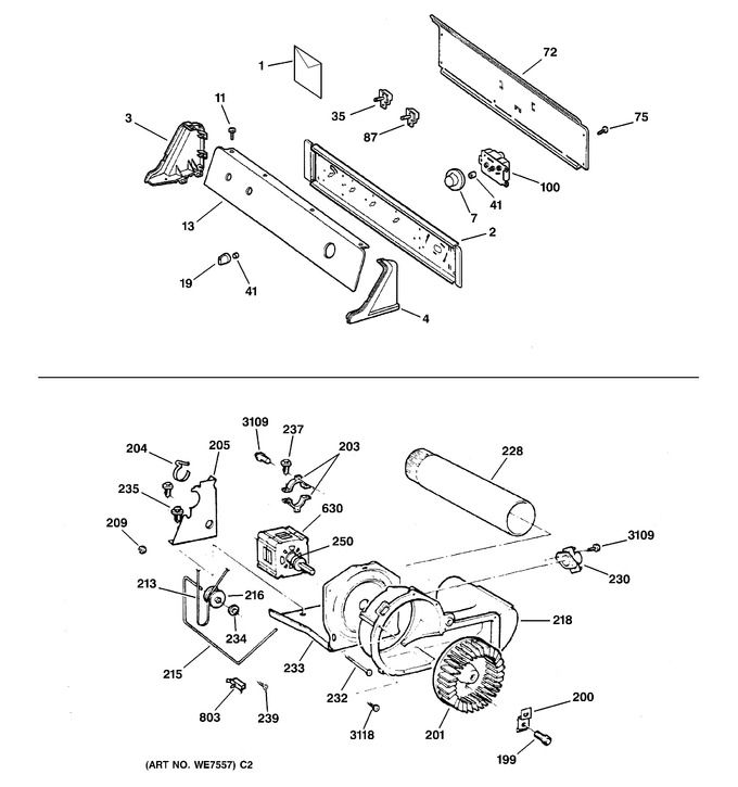 Diagram for DBXR453GA1AA