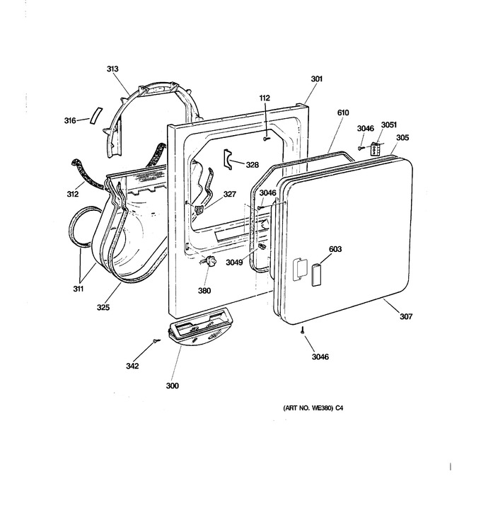 Diagram for DHSR333EV2WB