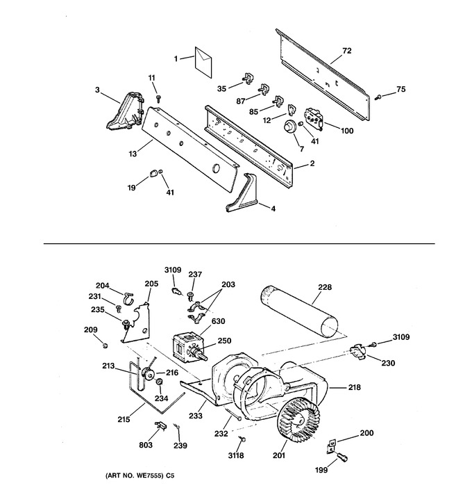 Diagram for DPSR473GW2WW