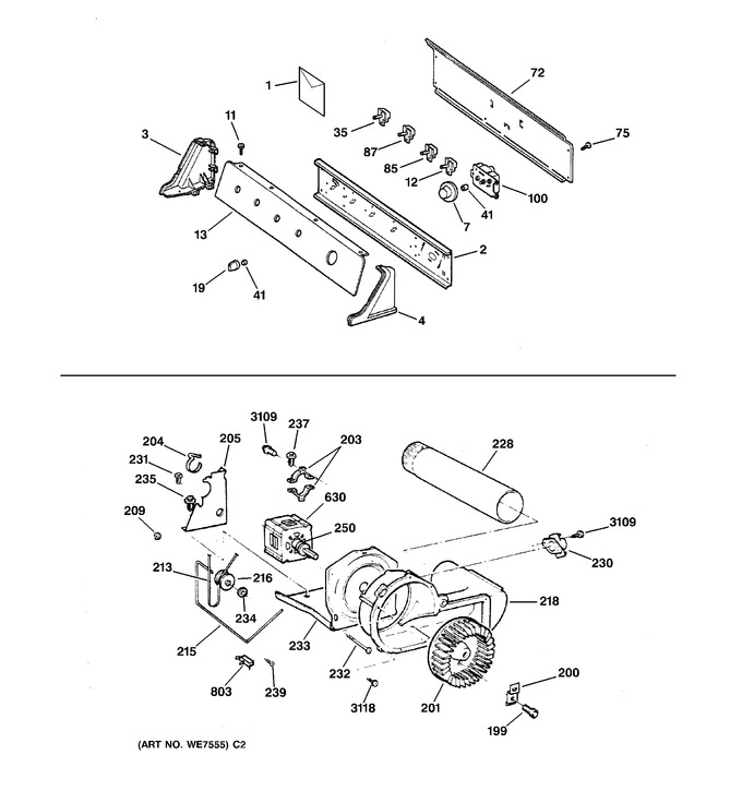 Diagram for DBB3300GA1WW