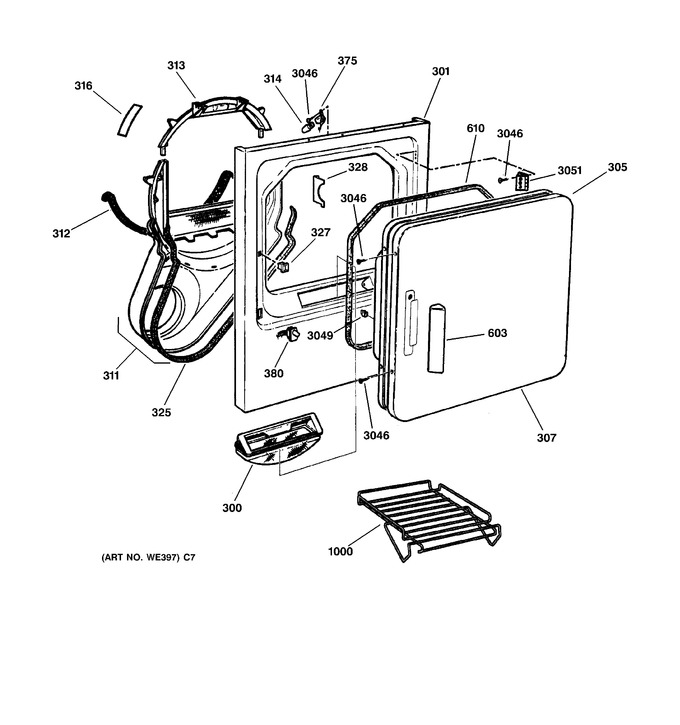Diagram for DCSR483EA1WW