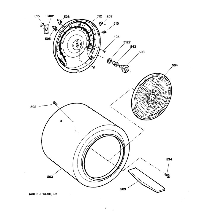 Diagram for DWSR485EA1WW