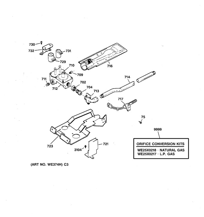 Diagram for DPXR473GW0WW