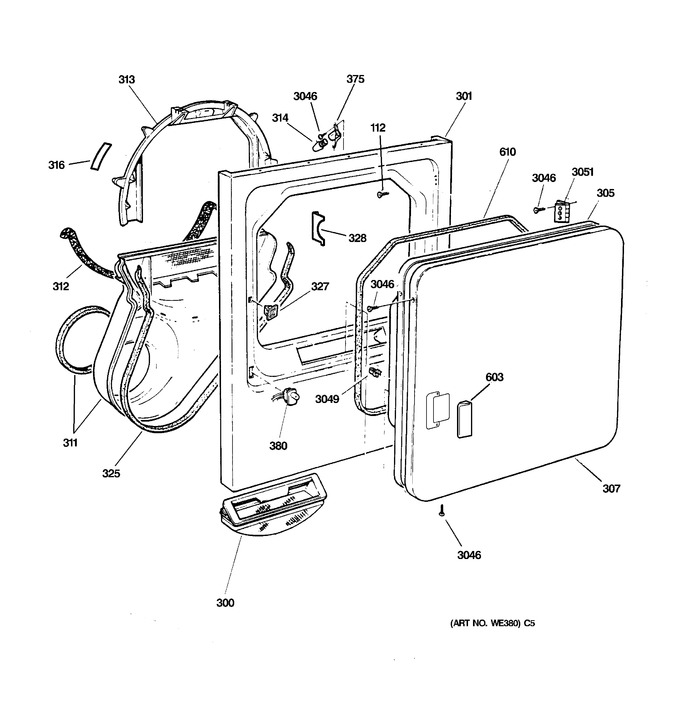 Diagram for DWXR483EA0WW