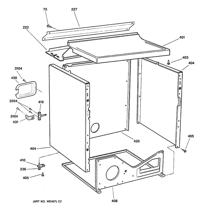 Diagram for DWXR483EA0WW