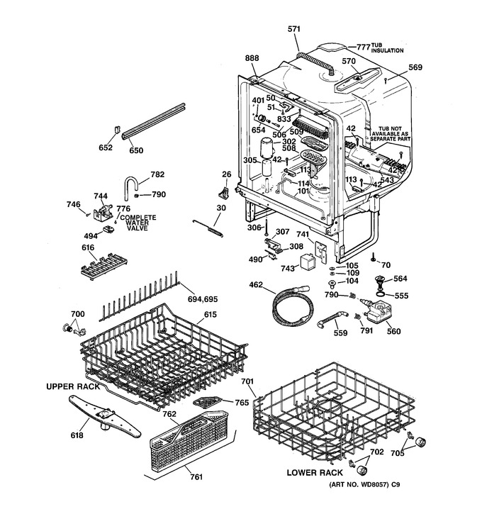Diagram for GHD5035F00WW