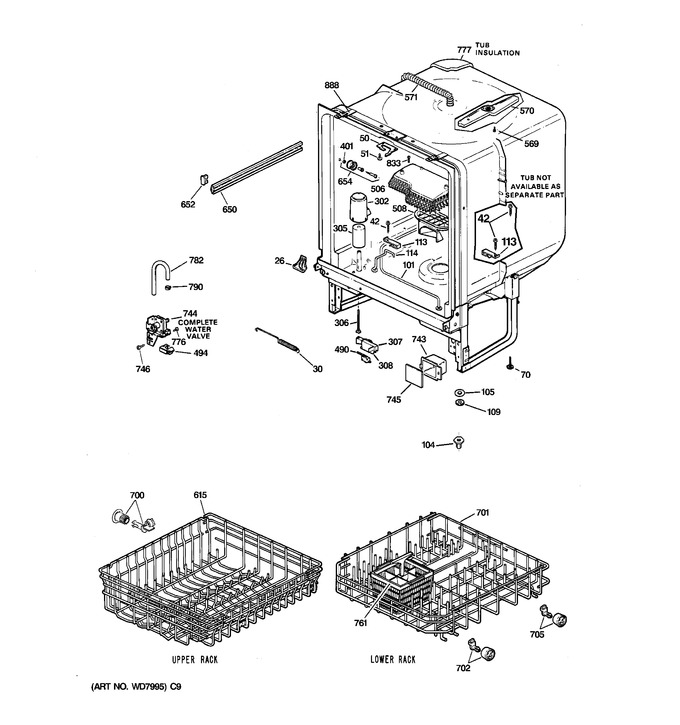 Diagram for GSD980XX04WW