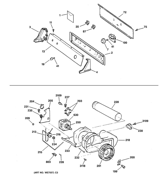 Diagram for DBXR453GA2AA