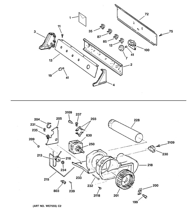 Diagram for DWXR483GA1WW