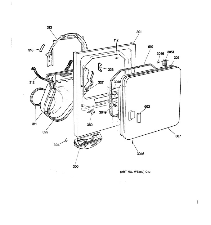 Diagram for DWXR483GA1WW