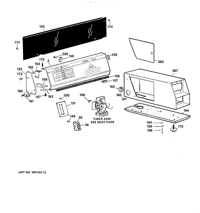 Diagram for CADE165SAL