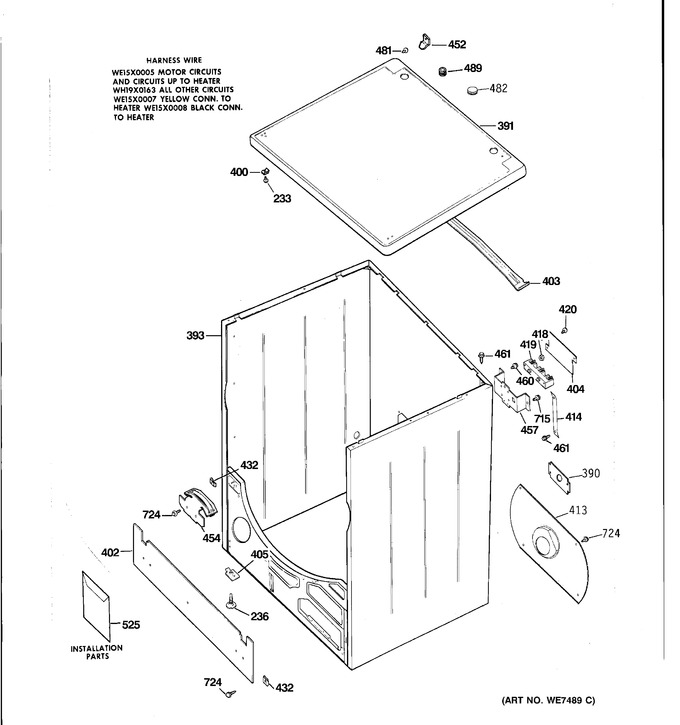 Diagram for CADE165SAL