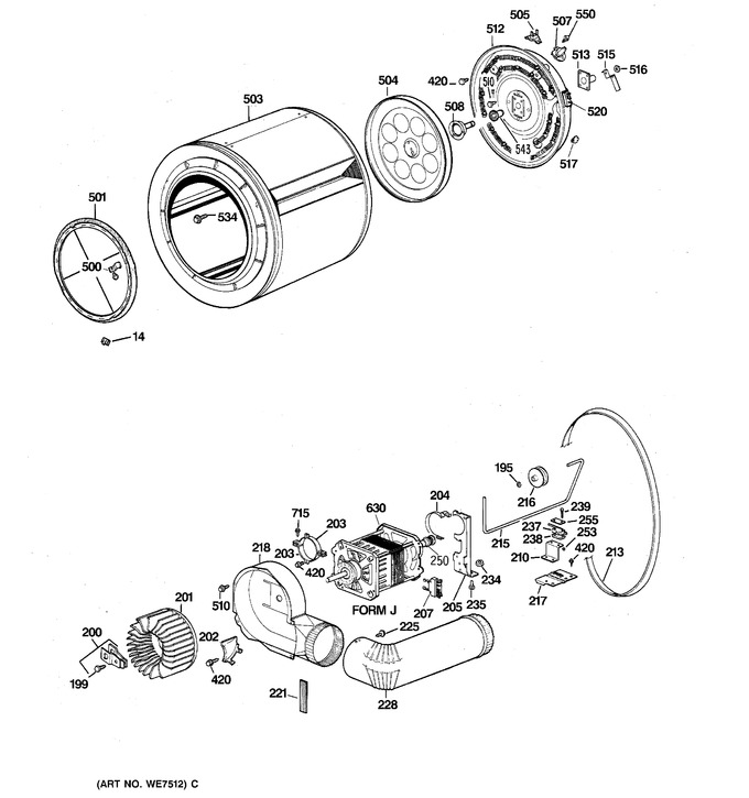 Diagram for CADE165SWH