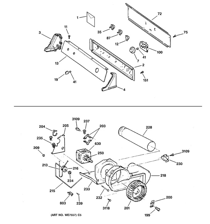 Diagram for DX4500GA1WW