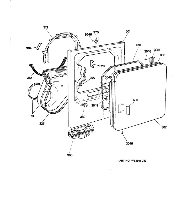 Diagram for EGD2000A1WW