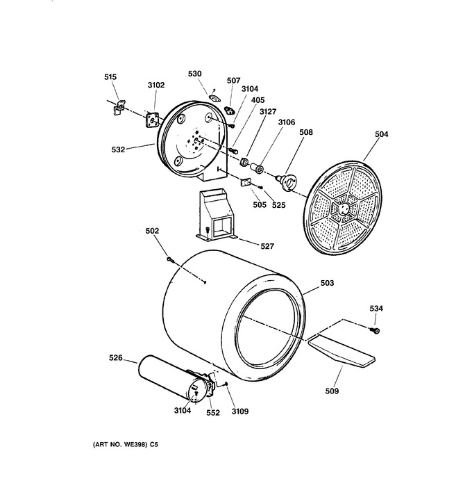 Diagram for EGD2000A2WW