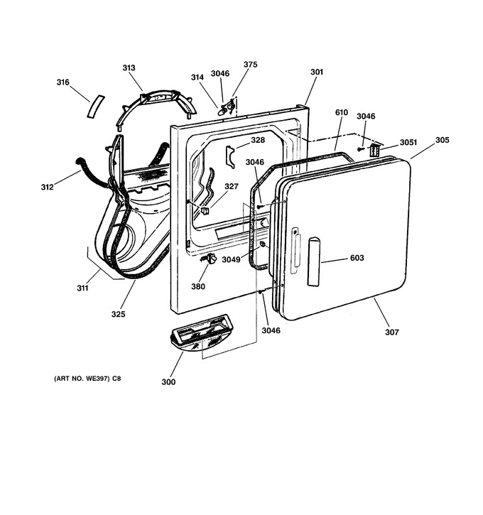 Diagram for DPXR483EA1AA