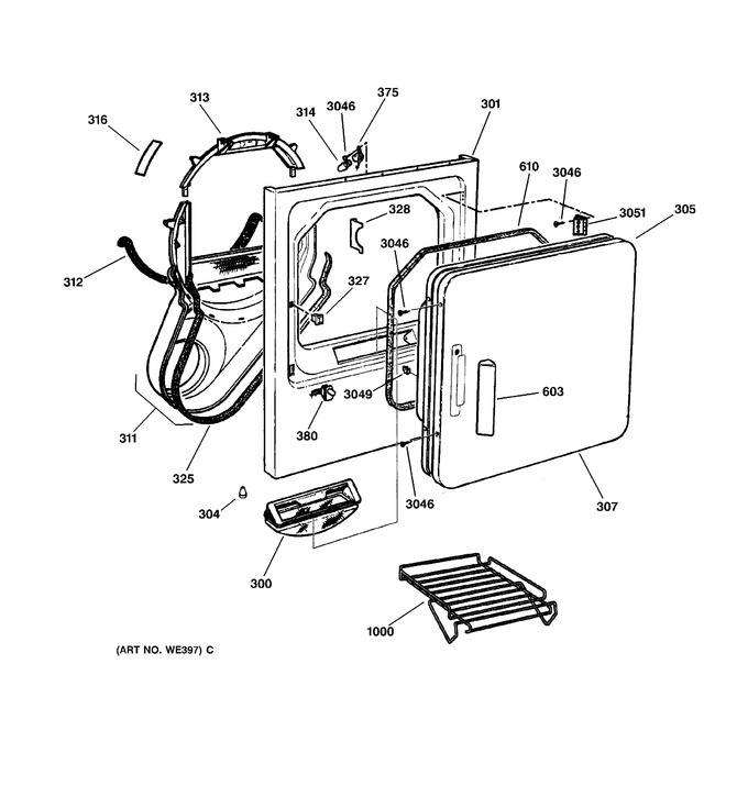 Diagram for DPSR513GA2WW