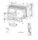 Diagram for 1 - Freezer Door