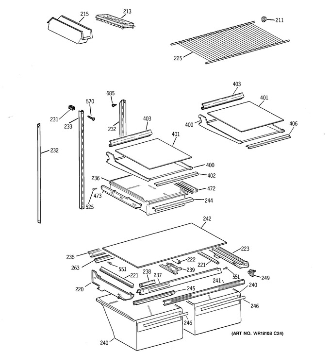 Diagram for CTG25GABURWW