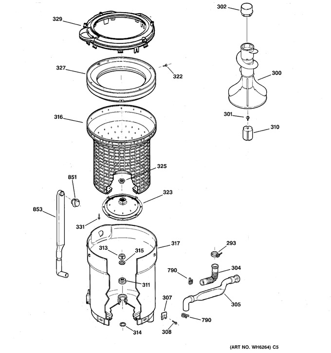 Diagram for WBSE2090A2WW