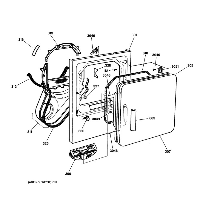 Diagram for DHSR333GA0WB