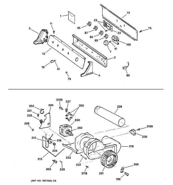 Diagram for DPSR405EA1WW