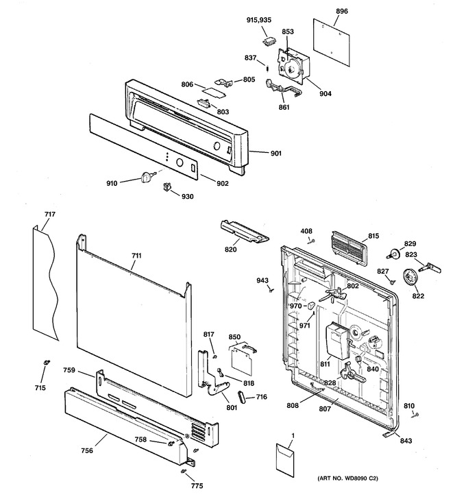 Diagram for GSD2001G00WW