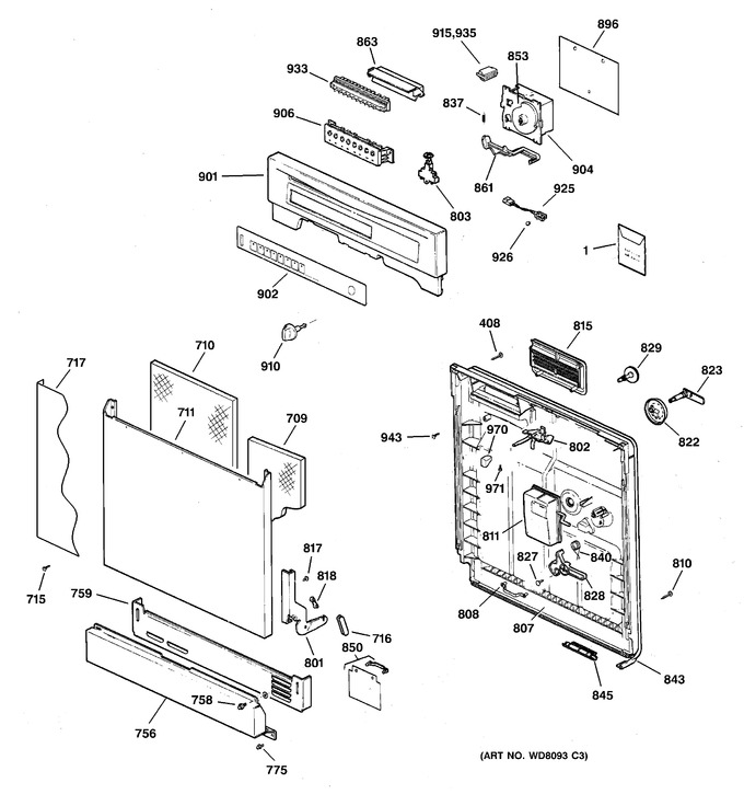 Diagram for GSD3600G00BB