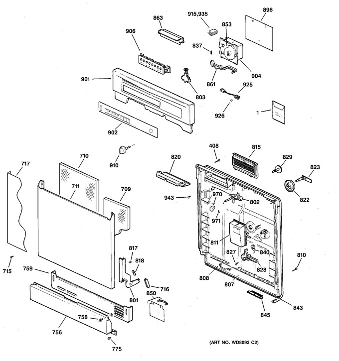 Diagram for GSD3800G00CC