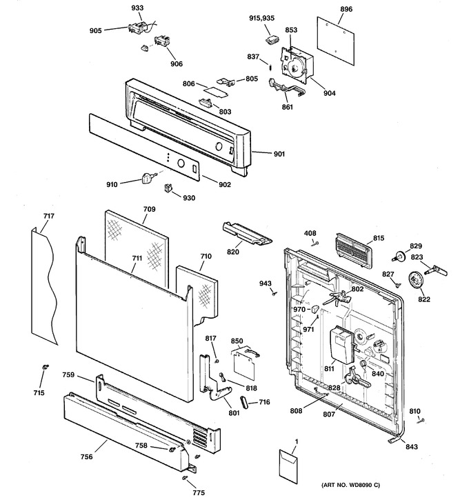 Diagram for GSD2700G00WW