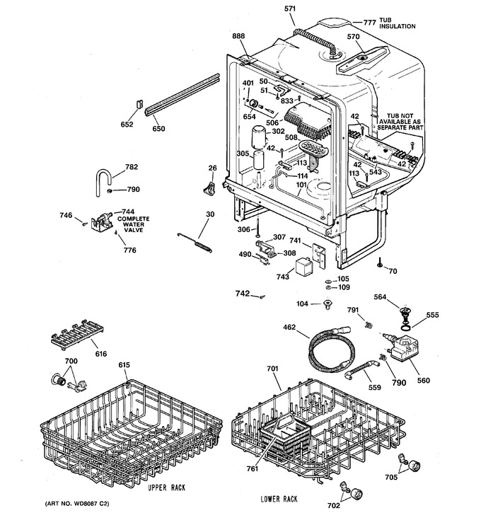 Diagram for GSD4500G00BB