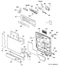 Diagram for 1 - Escutcheon & Door Assembly