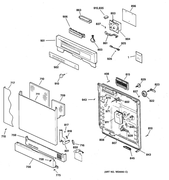 Diagram for EDW1500G00WW