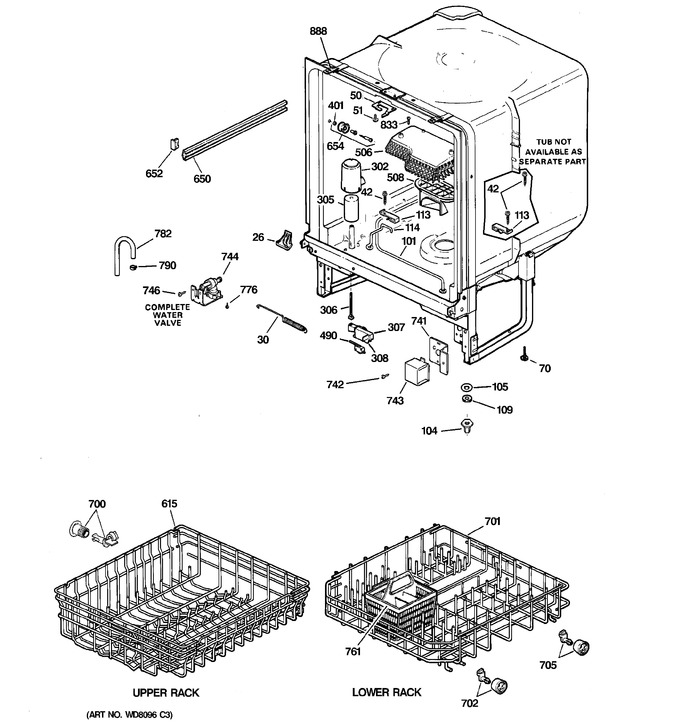 Diagram for GSM2100G00WW