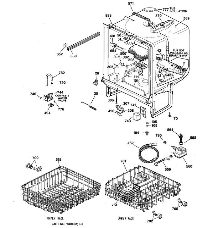 Diagram for GSD3425F00BB