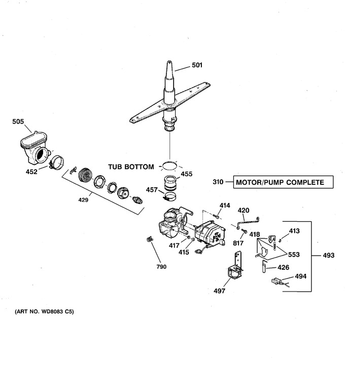 Diagram for GSD3425F00BB