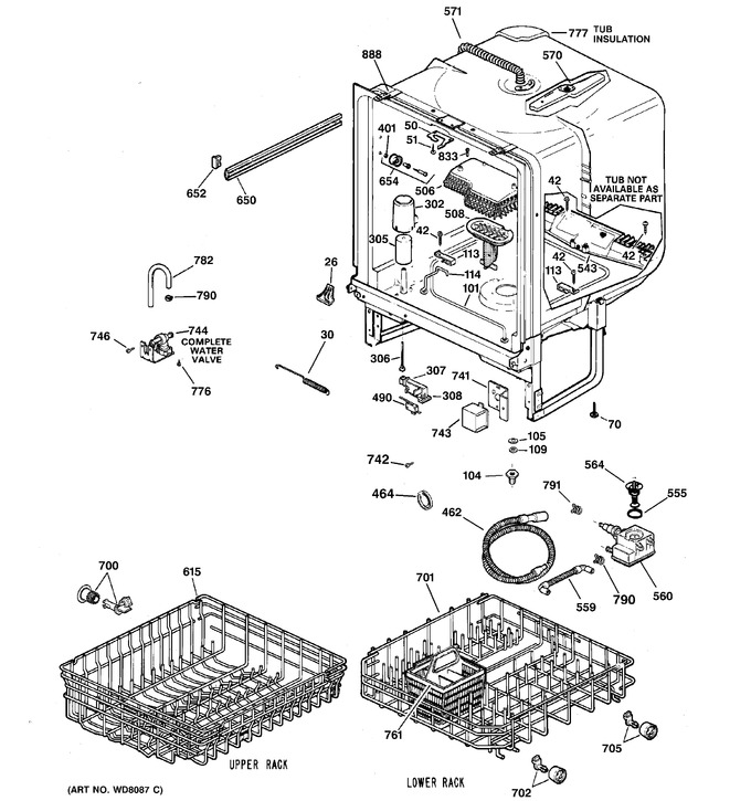 Diagram for GSD3500G00BB
