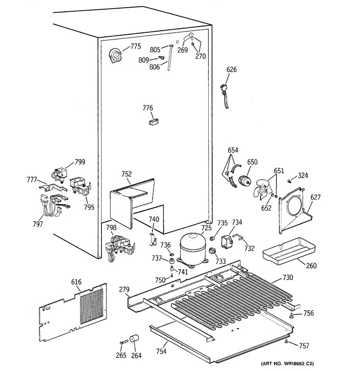 Diagram for TFX28PBDBWW