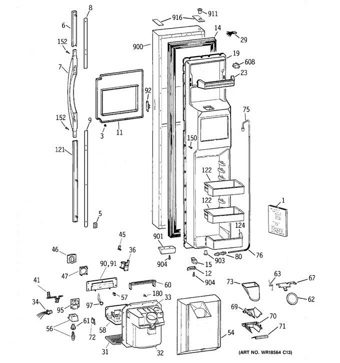 Diagram for TFX28PBDAWW